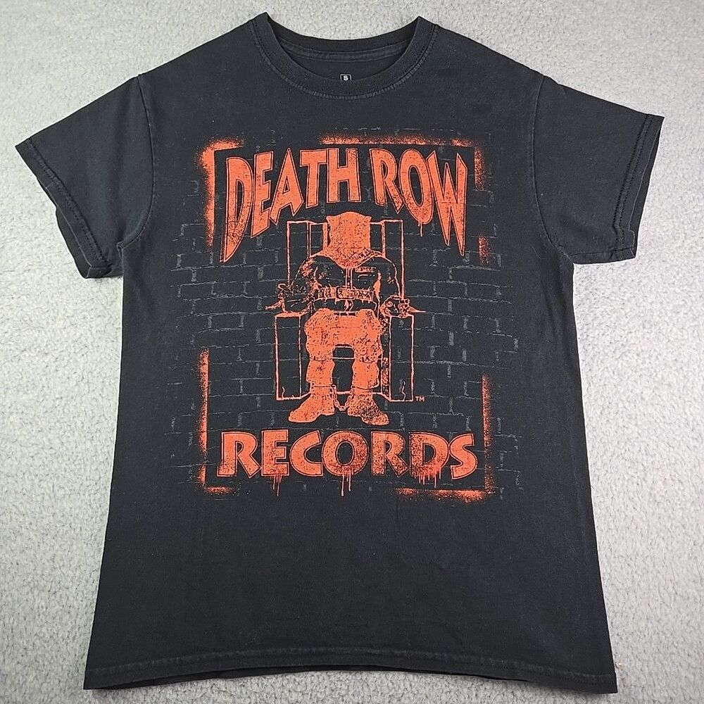 Death Row Records T Shirt Mens Size Small Black Rap Hip Hop